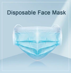 3 PLY DISPOSABLE FACE MASK (ABOVE 90% FILTRATION)