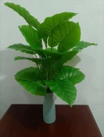 18 pothos leaves, (made of adhesive tape)