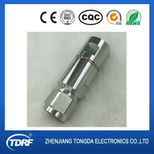 N male connector stright for 1/2 inch cable