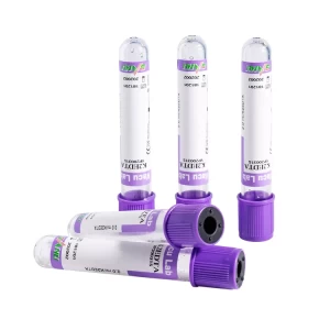 Factory Price 13*75mm K3 EDTA Blood Sample Collection Tube for Medical