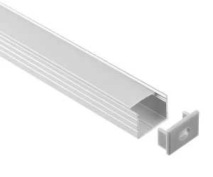 18*13mm Surface Mounted LED Profile Anodized Aluminium Profile For Strip Light