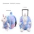 Import Plush Unicorn kids backpack with removable wheels little kids luggage from China
