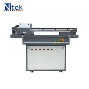Ntek Digital Photo Printing Machine UV Printer CMYK W and Varnish Printer YC1016