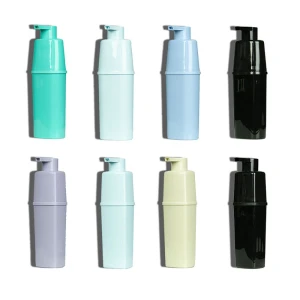 Plastic Bottle Two Tube with Emulsion and Lotion Pump Champoo Hair Color Packaging  Bottle