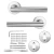 Import Simple Design Oem Stainless Steel Interior Lever Door Handle from China