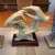 Import Soulmates Lovers Hands Entwined Bronze Sculpture Perfect Wedding Anniversary Gift from China