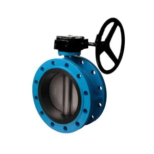 Worm gear butterfly valve wafter type Carbon steel/steel alloy/stainless steel Eccentric industry butterfly industry va