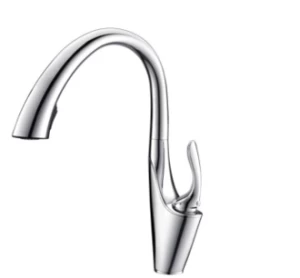 Top Designs Single handle kitchen faucet.