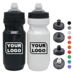Custom Logo BPA Free 600ml 700ml Plastic Sports Water Bottle