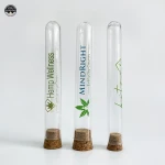 Hot Sell Pre Rolled Joint Plastic Tubes PreRoll Containers Cork Top