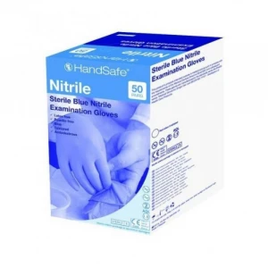 GS690 Sterile Powder Free Nitrile Examination Gloves 4 x 50 Gloves