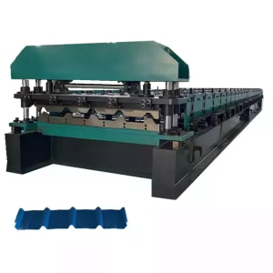 Chinese manufacturer metal IBR roofing sheet making machine trapezoidal panel roll forming machine