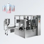Fully Automatic Liquid Bag-Feeding Filling and Sealing Machine for Mango Juice, Ketchup, and Sauce Laundry Detergent