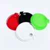 Wholesale Plastic lids disposable multi-color leakproof milk tea iced drink plastic cover coffee cup lid