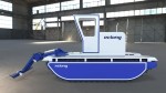 Chinese manufacturer hydraulic amphibious dredger/harvester for lake