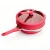 Import 32cm Titanium Gold Whale Micro-Pressure Wok, Hibiscus Purple & Light Crimson Pink With Lid & Steaming Rack from China