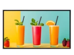 55-inch Smart 2K/4K LCD Flat-panel Wall-mounted Display TV, Suitable for Digital Signage Display, with Protective Glass