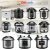 Import 1000W 6L Large Capacity Electric Pressure Cookers Rice Cookers Stainless Steel Gift LED Customizable Power Time Lead Garage PCS from China