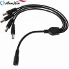 1 Female to 4 Male DC Power Splitter Cable For CCTV Camera System