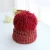 Import 100% acrylic thick knit big pom beanie from China