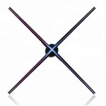 100 cm 3D hologram holographic 3D fan Air Fan with WiFi control screen advertising display