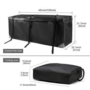 1000D PVC Waterproof Cargo Roof Box For Vehicle Car Truck SUV