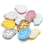 100Pcs/Lot Assoted Pastel Life Ring Resin Flatback Charms Kawaii Miniature Life Buoy Ornaments Swimming Ring Charm Jewlry Charms