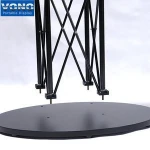 10' Portable Folding Truss Display TV Stand, 2 Mounts for Monitors up to 32" to 65" Display , with 2 Carrying Bag