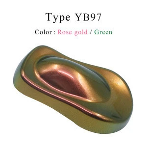 10g YB97 Chameleon Pigments Acrylic Paint Powder Coating Chameleon Dye for Cars Arts Crafts Nails Chrome Decoration Paint