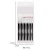 Import 10Pcs Nail Art Brush Set Black Handle Nylon Hair Nail Painting Brush Multipurpose Nail Brush Flat from China