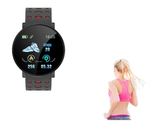 119Plus Wristband Sports Fitness Watch Smart Bracelet Band Blood Pressure Measurement Watches Pedometer Smartband Smart Watch