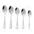 Import 12 Pieces 8" Stainless Steel Table Dinner Spoon, Sliverware Dishwasher Safe Customize Logo from China