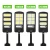Import 120 led motion sensor solar pillar lights all in one solar street lights for countryside from China