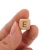 Import 12mm Square Cube  Alphabet Letter Beech wooden Beads from China