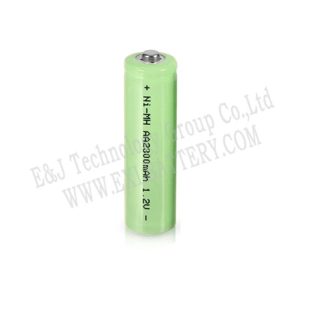 1.2V 2300mAh AA Ni-MH Battery Rechargeable Batteries Button Top for Electronics
