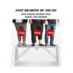 1.6m Thickened Household Folding Platform Stool Scaffold Scraping Putty Decoration Folding Horse Stool