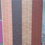 16mm foam  heat insulation brick look outside sandwich panel