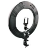 18" 448pcs LED Ring Light, Dimmable Dual Color 85W 2700-5500K with Circular/Round Panel Photographic Makeup Studio Lighting
