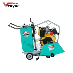 180mm Depth Asphalt Road Concrete Cutter Saw Machine Gasoline Concrete Cutter Diesel Engine Road Cutting Machine