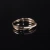 Import 18k Yellow Glod Two Tone Gold Lab Diamond Wedding Band Classic Style with VS1 Clarity from China