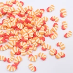 1KG 3D Polymer Clay Shrimp slices Seafood Series Sprinkles Soft Pottery for Slime Accessories Diy Crafts