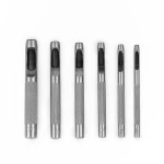 1pcs 5mm Punch tool Metal Punch Tools Leather craft Set Belt Punch Round Punching
