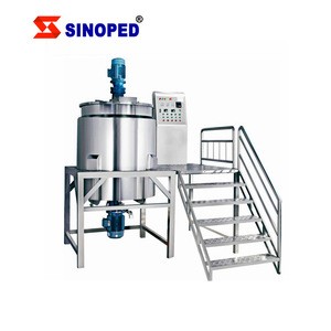 200-5000L GMP standard Liquid washing mixer liquid soap mixing tank detergent production line with speed control device
