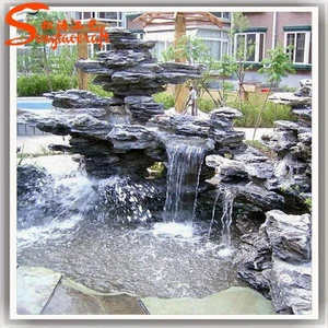 2015 China Factory direct make artificial water fountains artificial landscaping garden stone