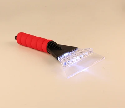 2016 china best cheap promotion Ice Scraper With Snow Brush with led