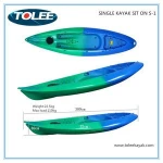 2017 cheap single sea kayak canoe/kayak