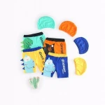 2018 Baby boys and girls colorful cartoon shorts swim trunks