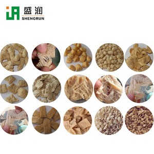 2018 China New Industrial Snacks Food Extrusion Machine / Soy Meat Processing Line