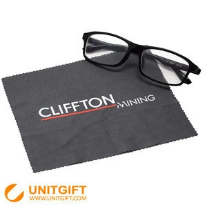 2018 Reusable printed microfiber cleaning cloth for glasses lens
