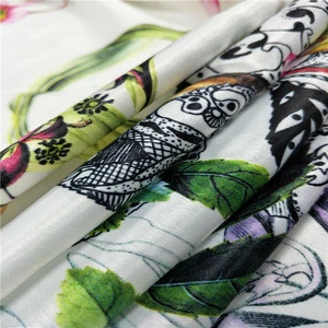 2018 Spring/Summer Cotton Digital Printing 300gsm Fabric For Clothing